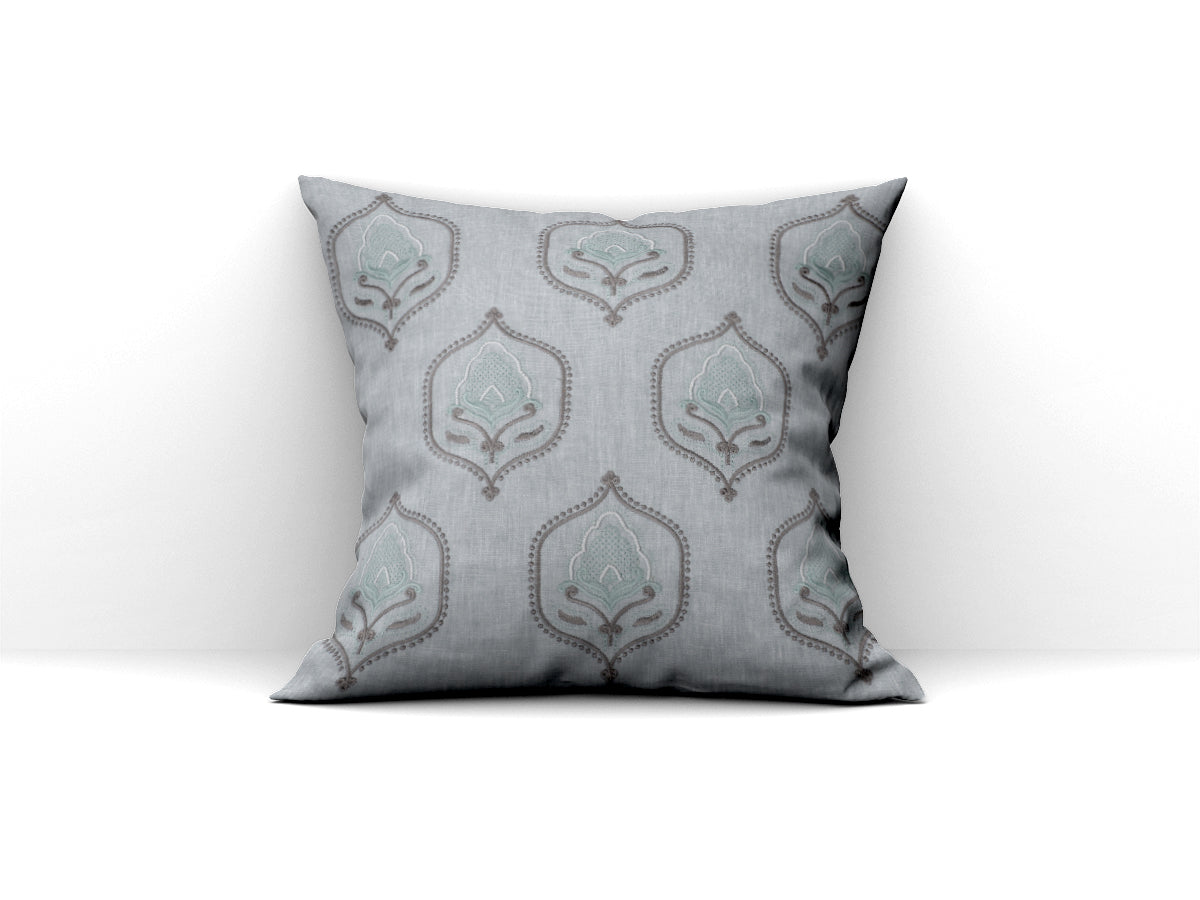 Linen Goofy Cushion Covers (Dusty Blue)