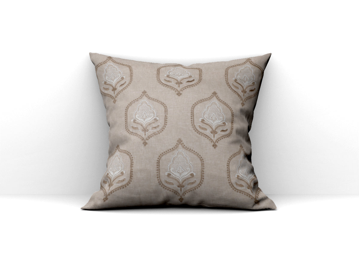 Linen Goofy Cushion Covers (Beige)