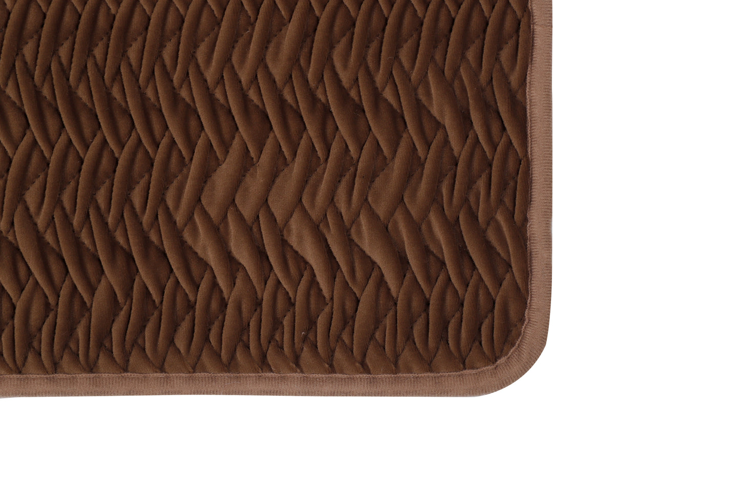 Woven Opulence Entrance Mat — Espresso Brown