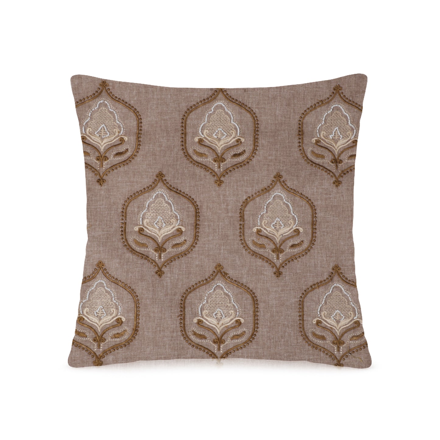 Linen Goofy Cushion Covers (Dusty Brown)
