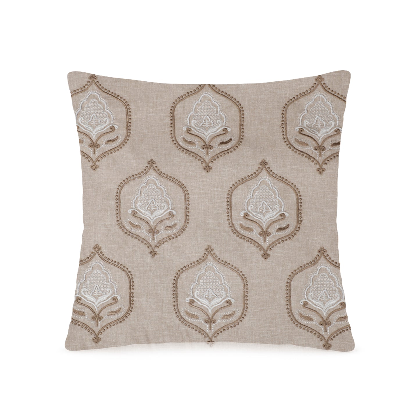 Linen Goofy Cushion Covers (Beige)