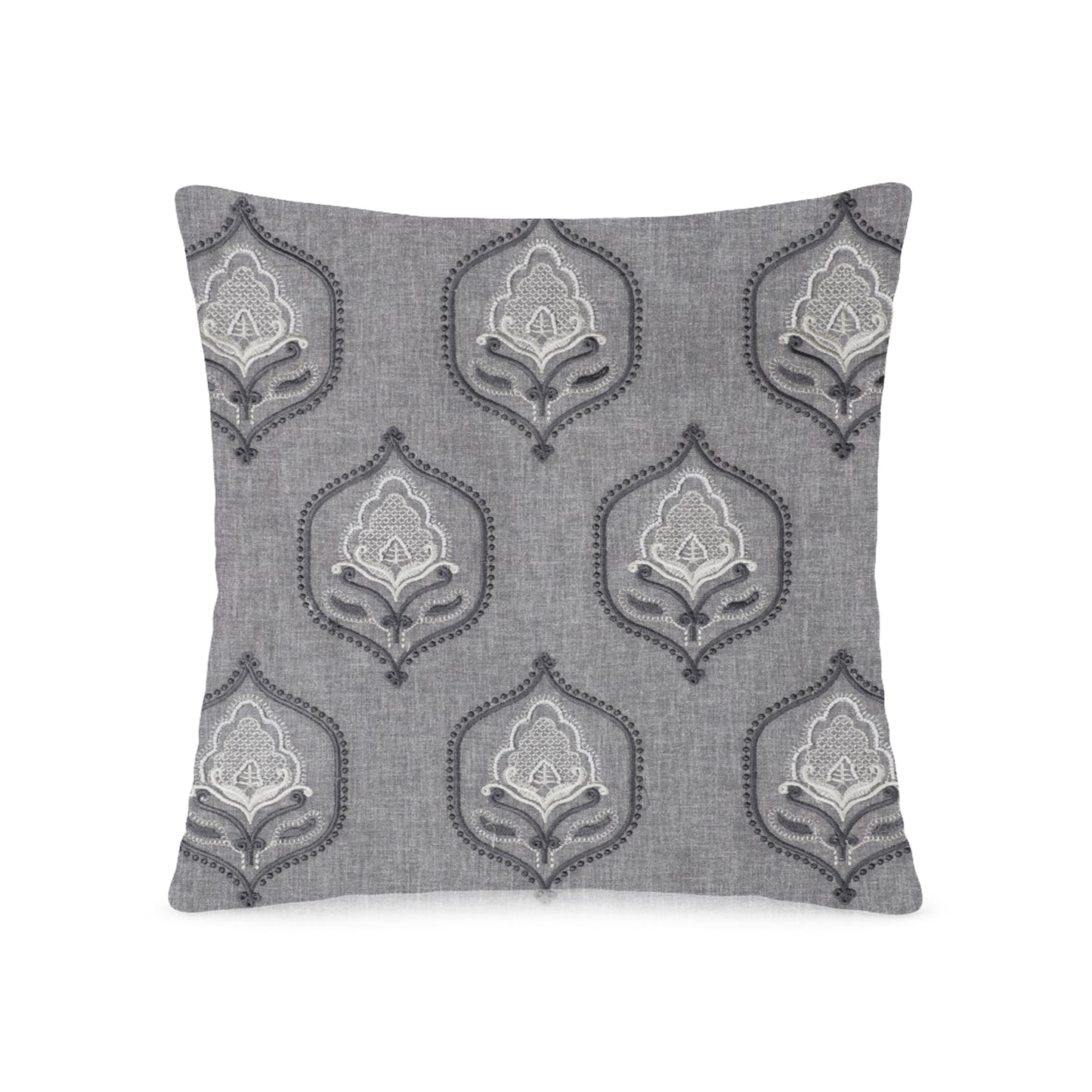 Linen Goofy Cushion Covers (Grey)