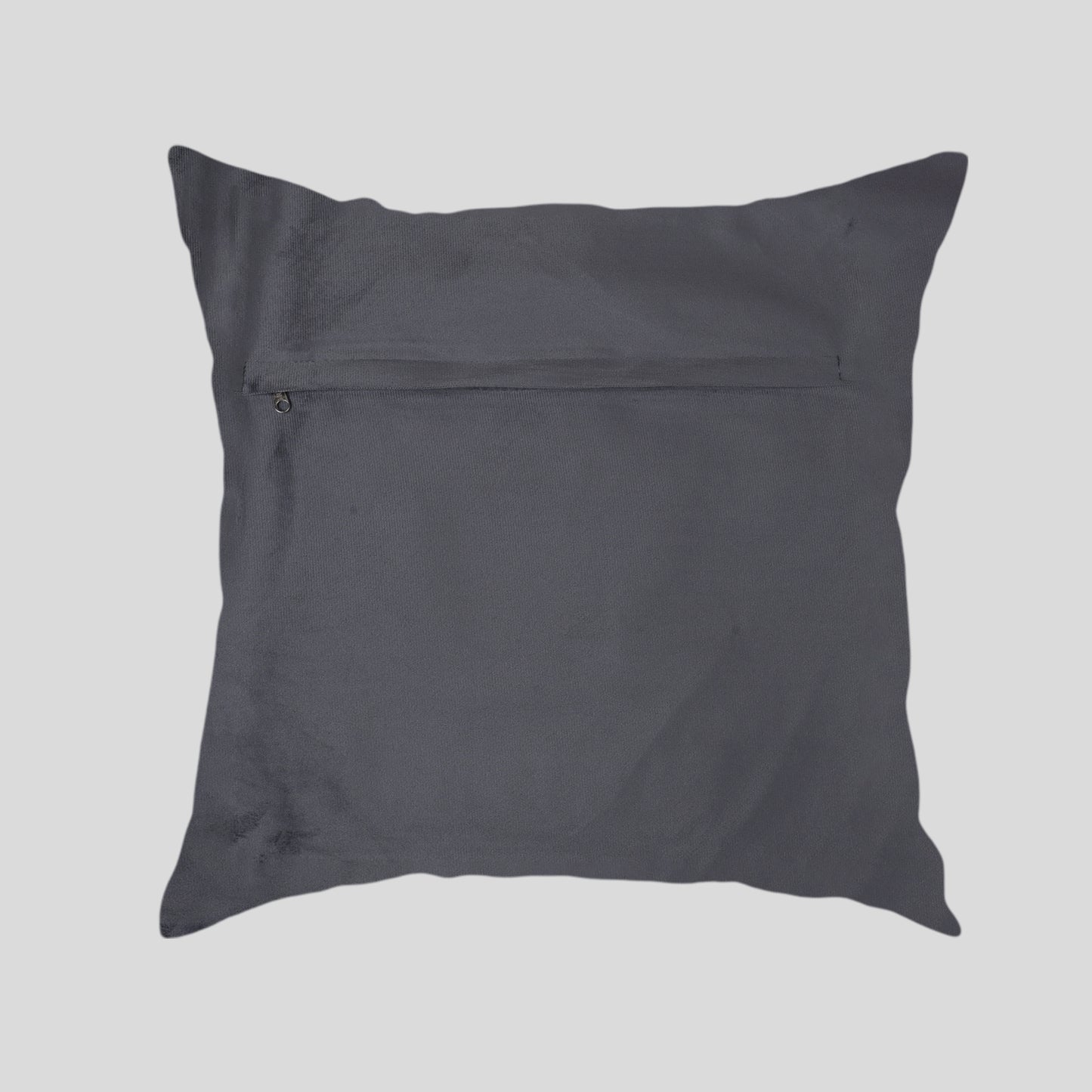 Artistic Buddha Cushion Cover (Grey)