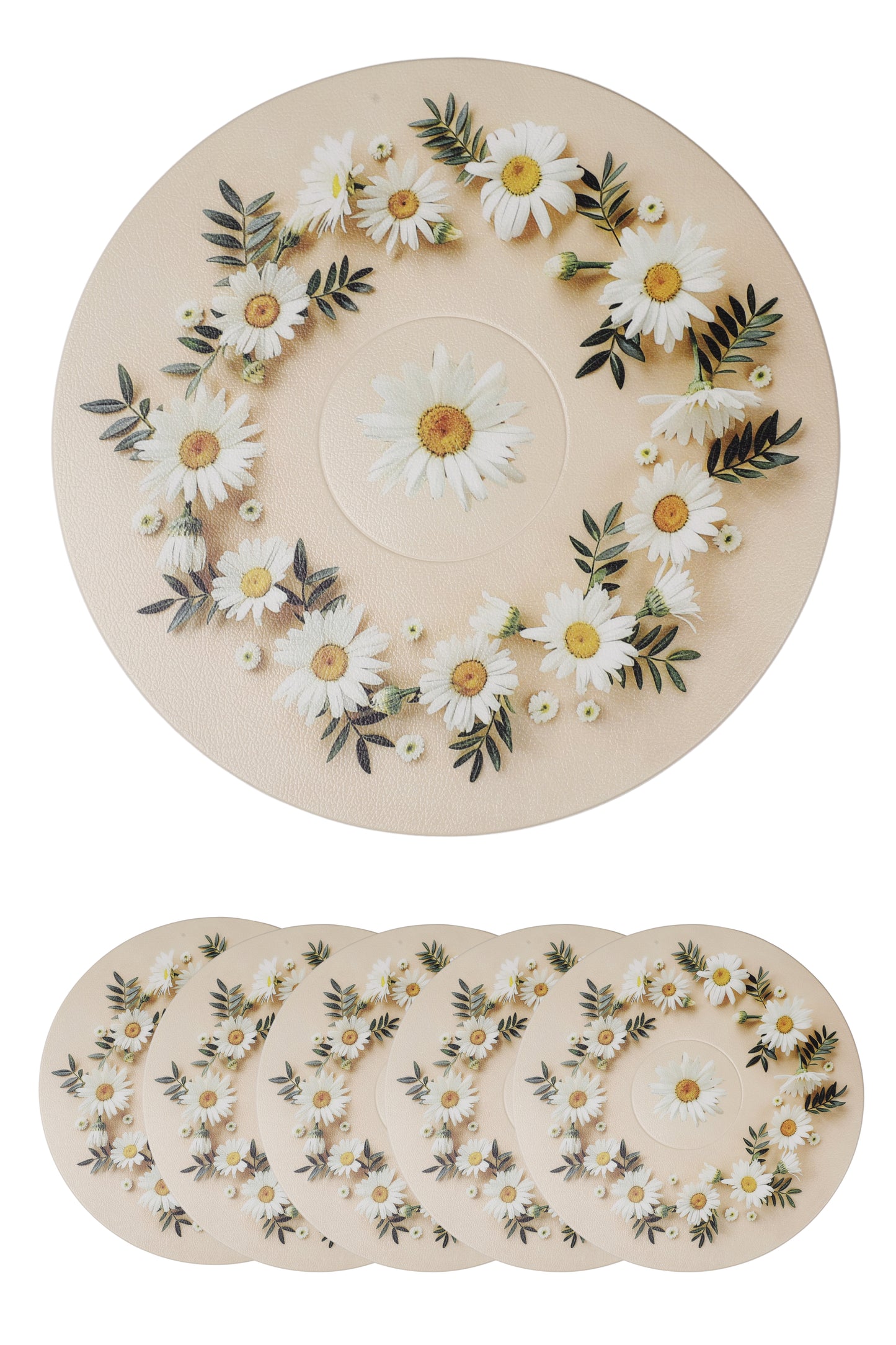 Magnum Coaster Cut Series (off-white) set of 6