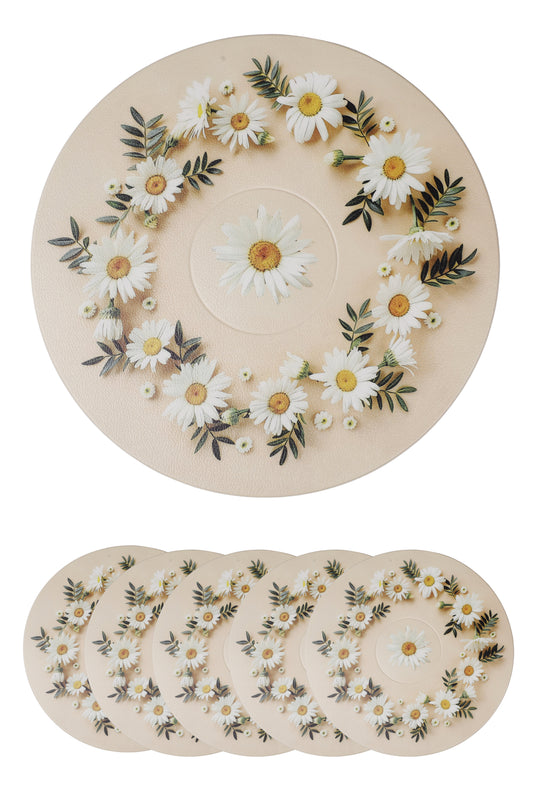 Magnum Coaster Cut Series (off-white) set of 6