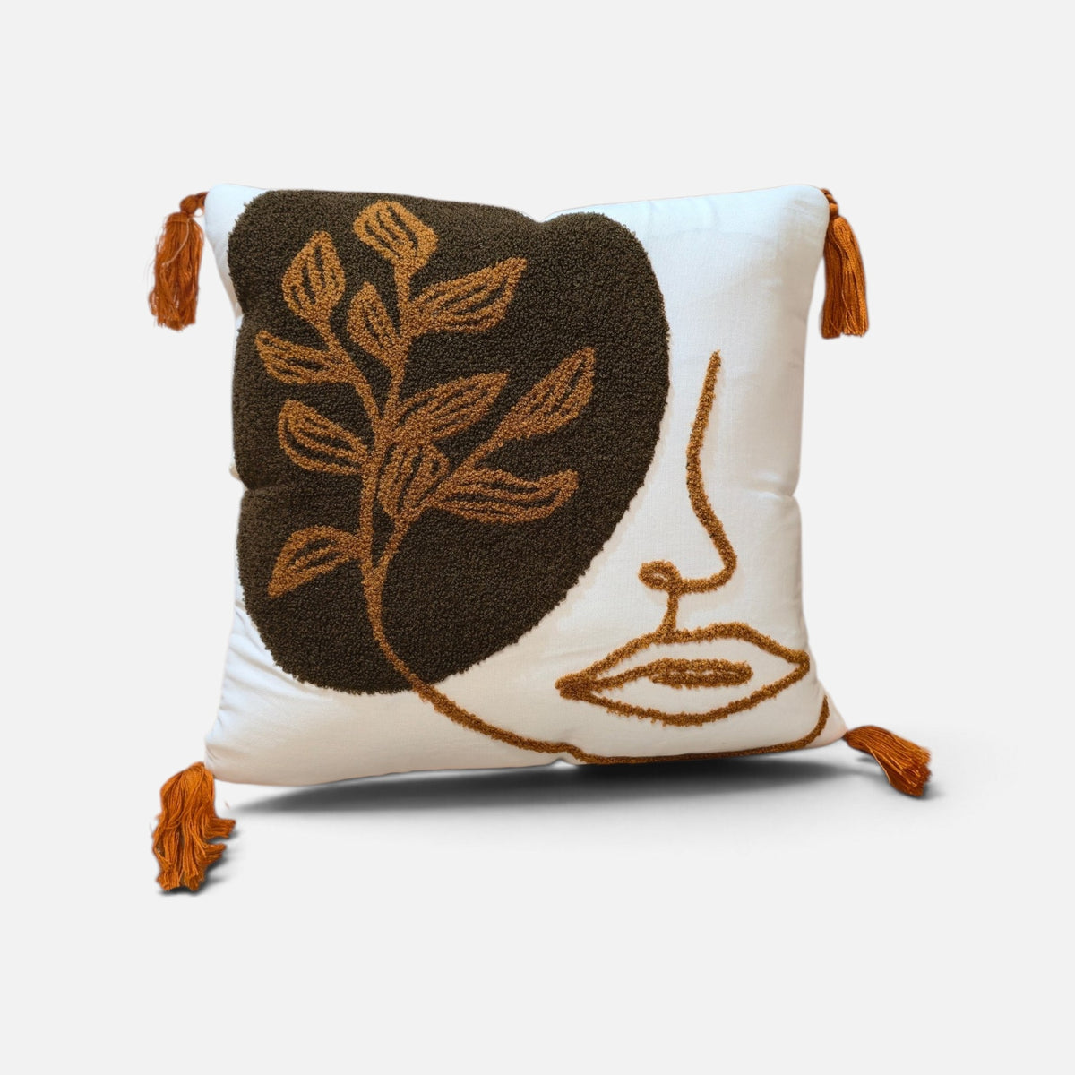 The Lineage Silhouette Tufted Cushion Cover (Set of 5)