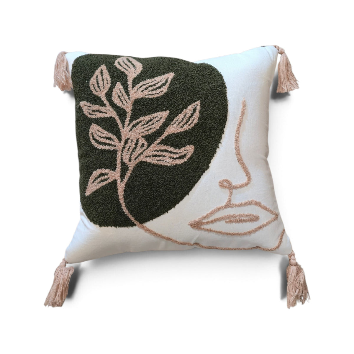 The Lineage Silhouette Tufted Cushion Cover (Set of 5)