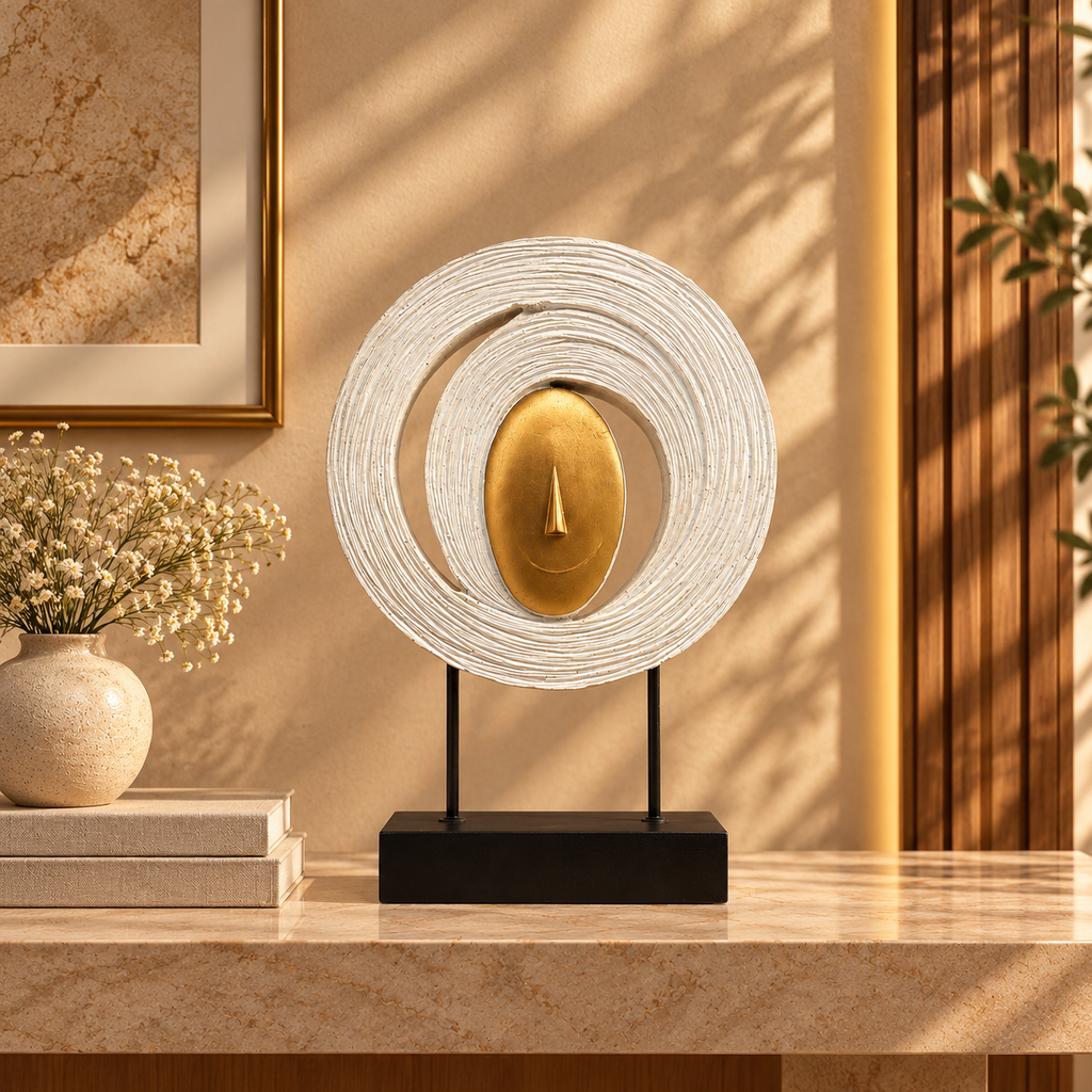 Golden Halo Minimalist Figurine