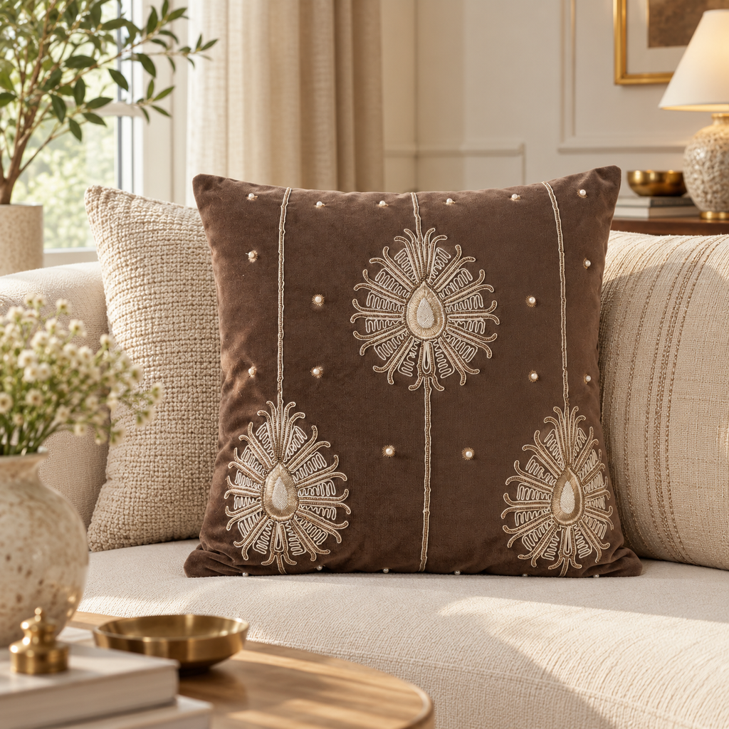 Aurelia Embroidered Cushion Set of 2