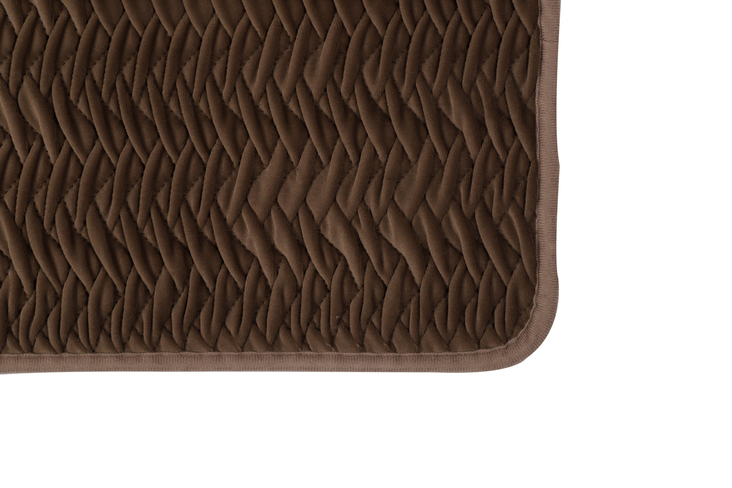 Sculpted Luxe Door Mat — Dark Chocolate