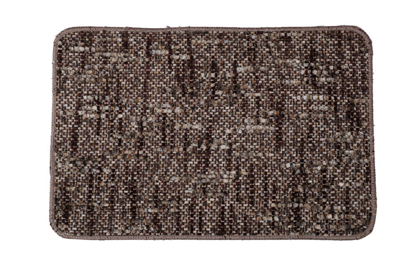 Earthy Luxe Woven Door Mat — Espresso Taupe