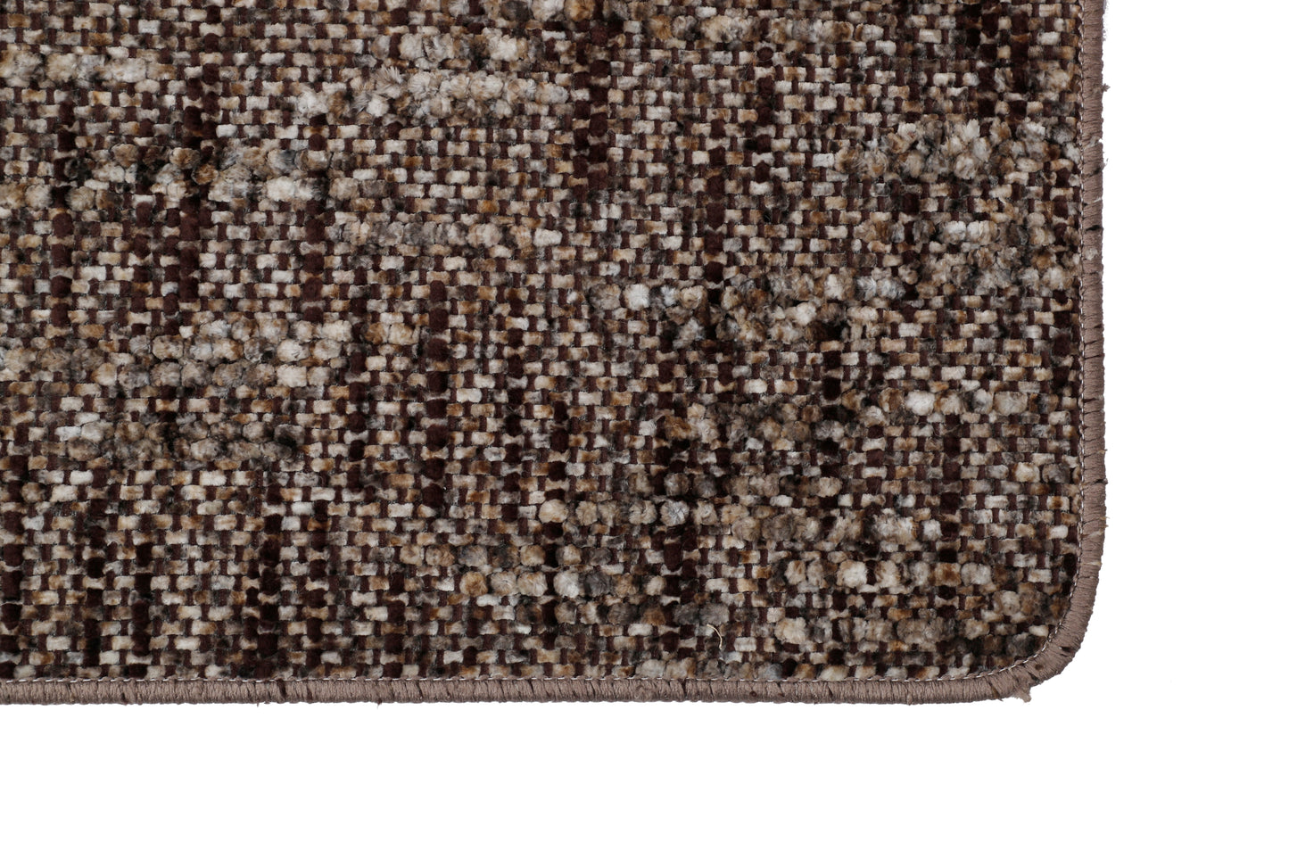 Earthy Luxe Woven Door Mat — Espresso Taupe