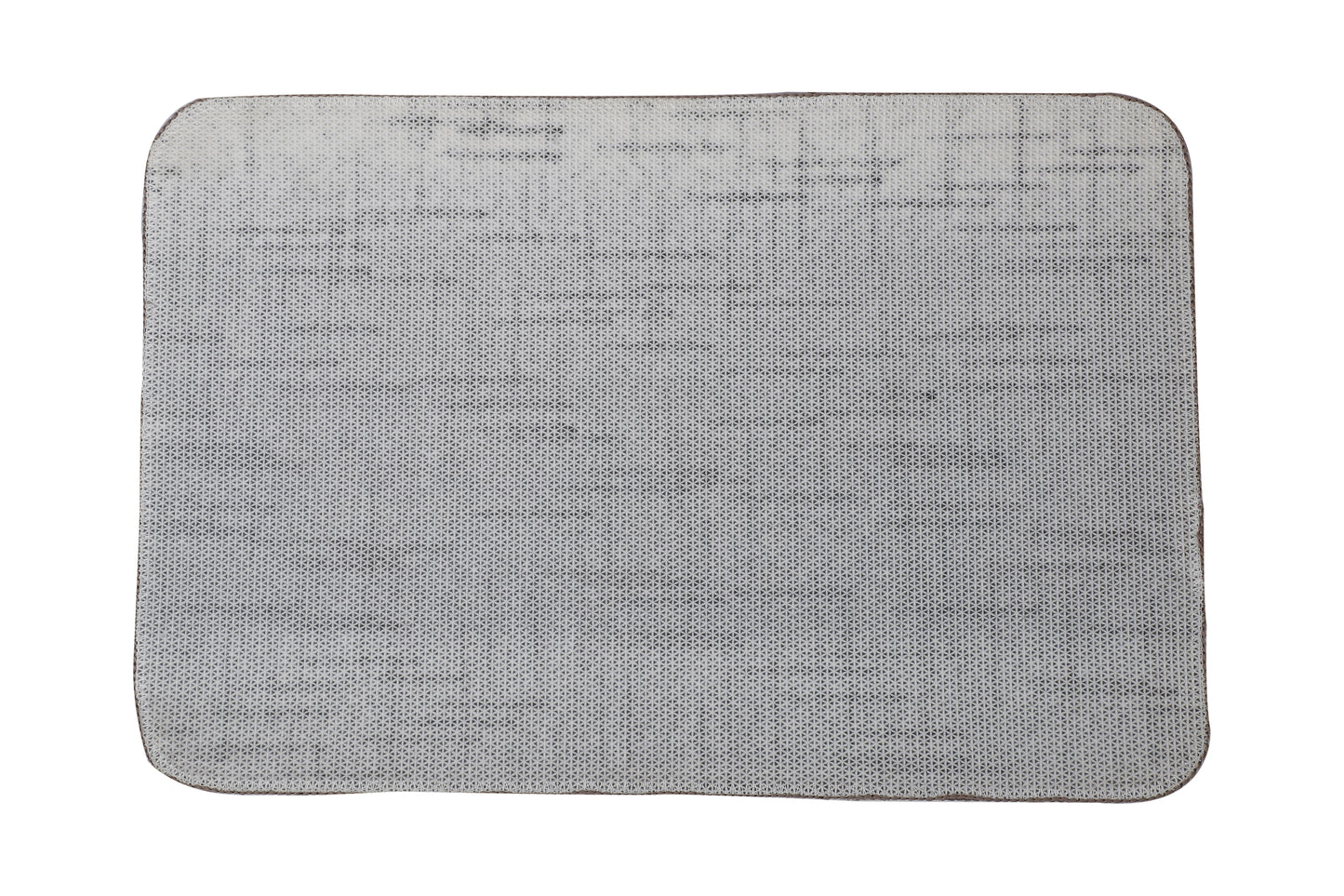 Earthy Luxe Woven Door Mat — Espresso Taupe