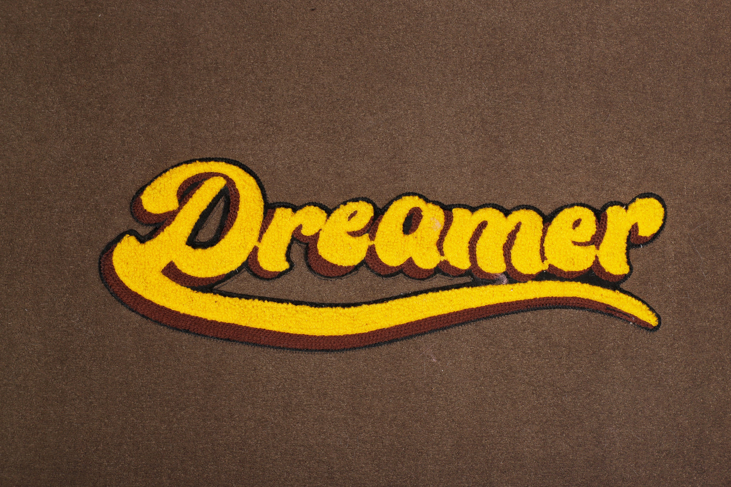 Dreamer Script Door Mat — Midnight & Gold