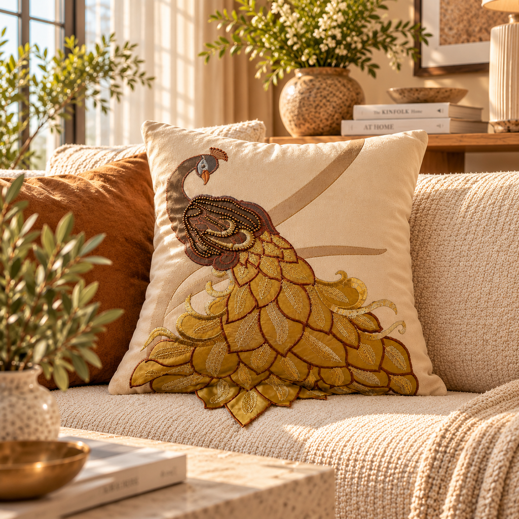 Royal Peacock 3D Design (Set of 2)