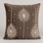 Chocolate brown Cushion studio product image
