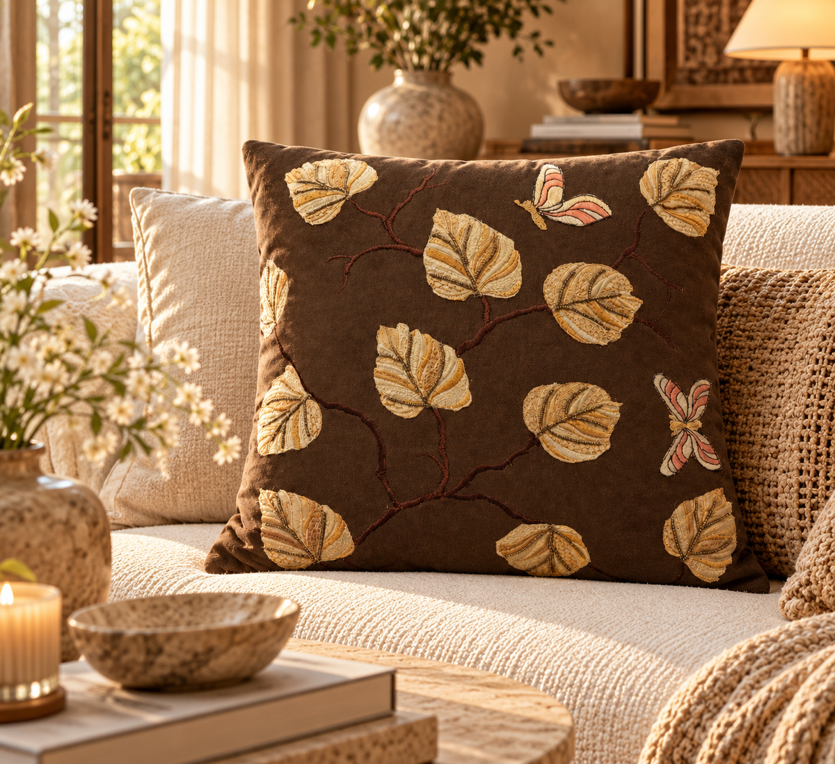 Autumn Flora Cushion Cover (set of 2)