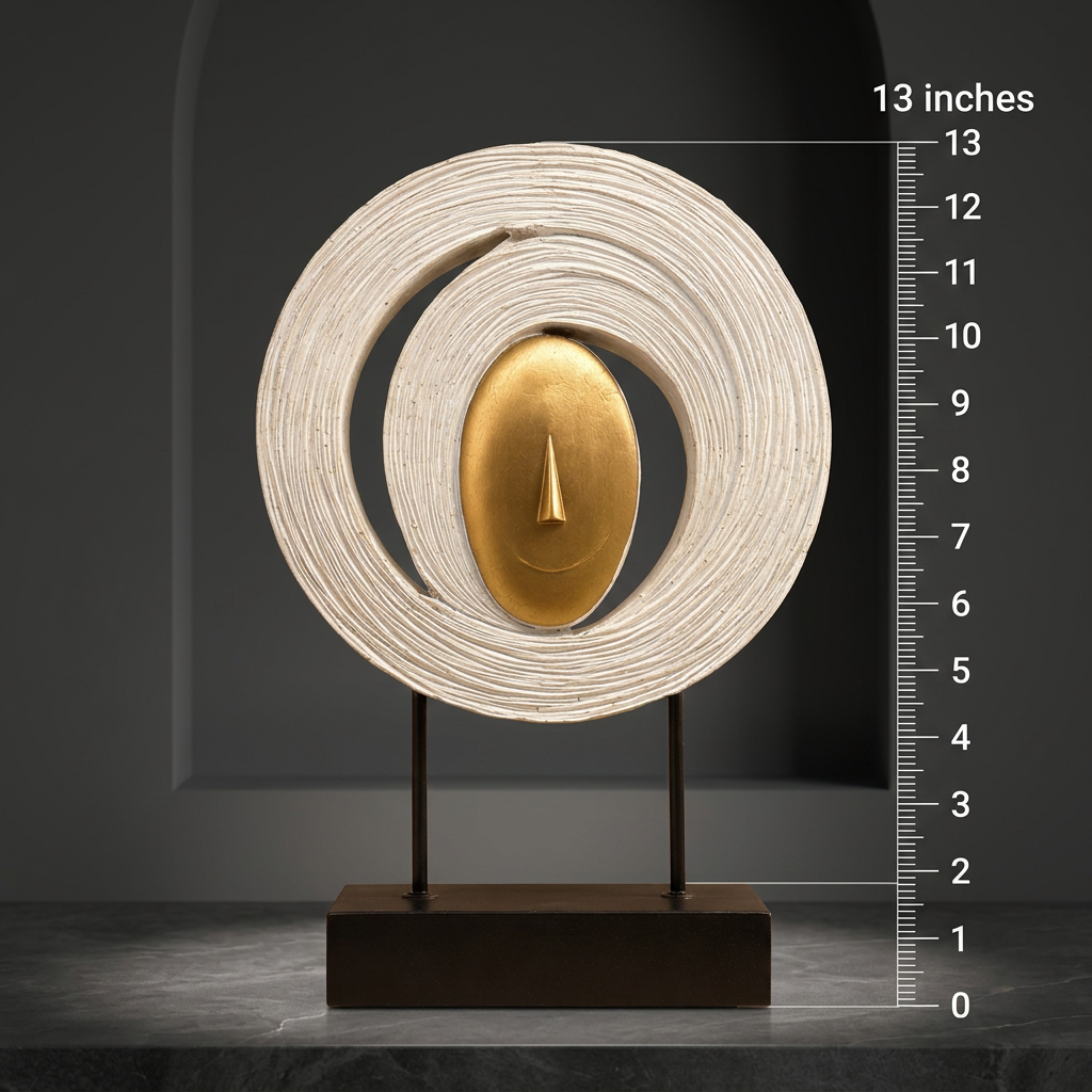 Golden Halo Minimalist Figurine