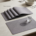 Grey table mat set water-absorbent hero image