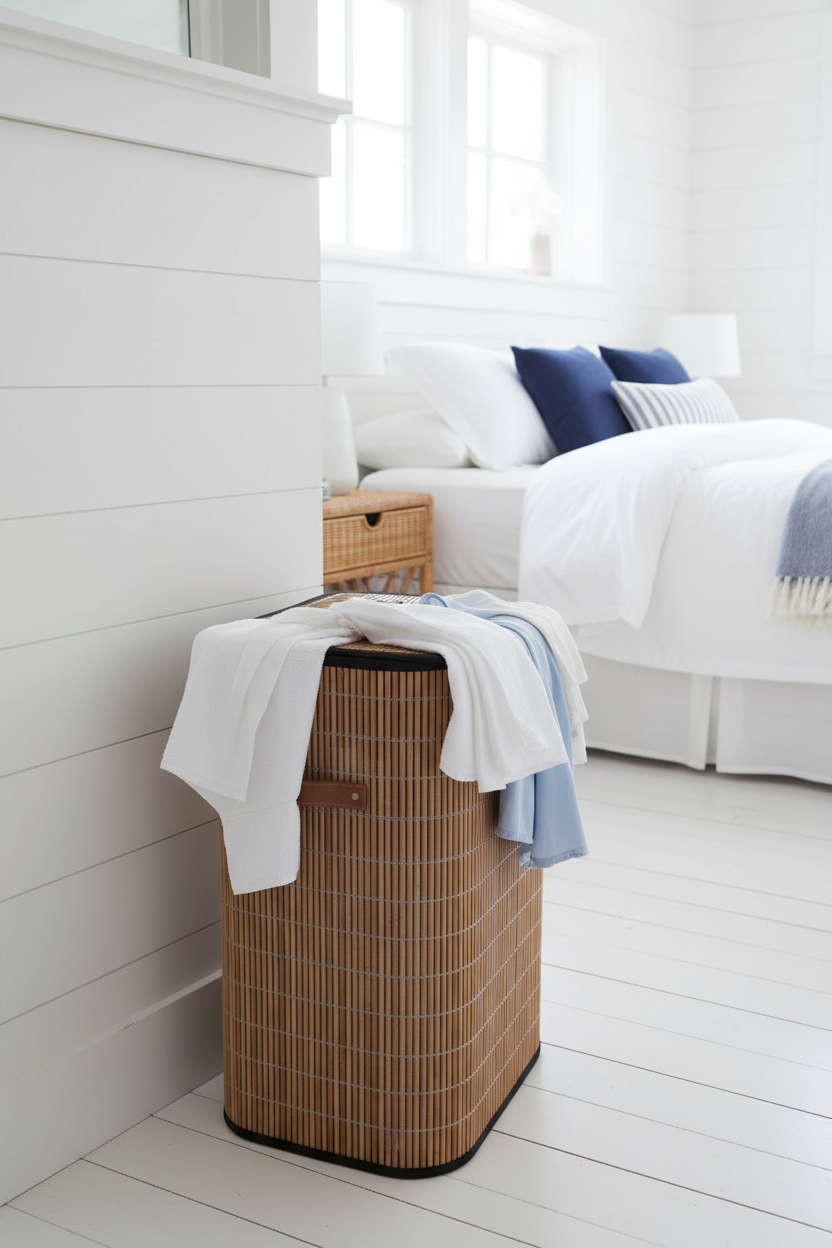 Heritage Luxe bamboo Laundry Bag