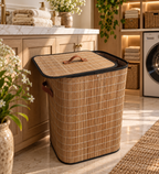 Heritage Luxe bamboo Laundry Bag