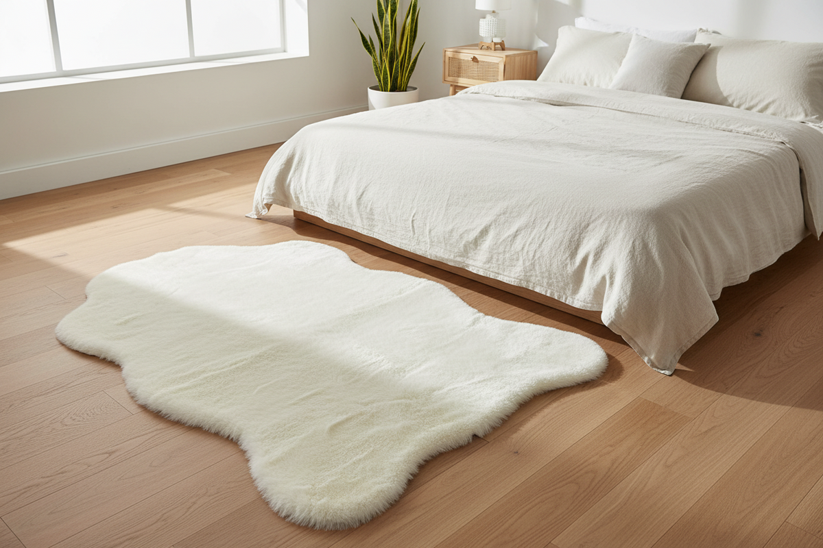 Plush Faux Fur Accent Mat