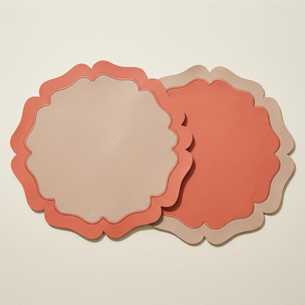 Bohemian Reversible table mat set of 6