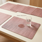 Rose gold table mat set water-absorbent hero image