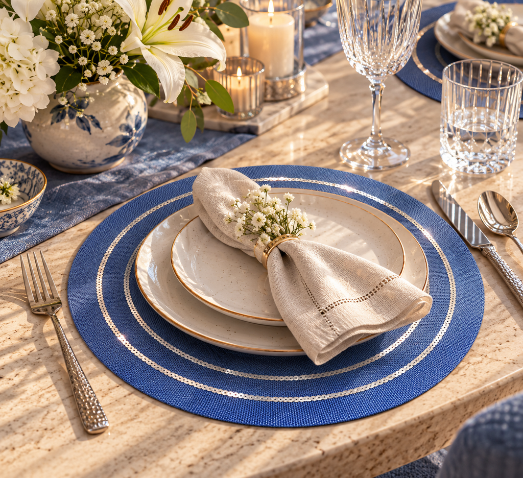 Subtle Shimmer Table Mat (Set of 6)